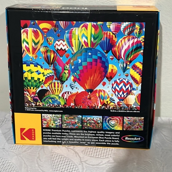 Kodak Premium jigsaw Puzzle Ballooning Fun1000 pc- new box sealed - Picture 3 of 6